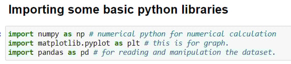 Importing libraries