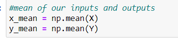 Calculating mean