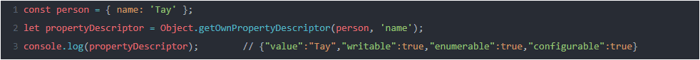 Object.getOwnPropertyDescriptors()