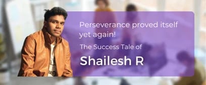 Shailesh's Data Science Perseverance Story 