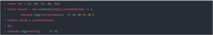 reduceRight()