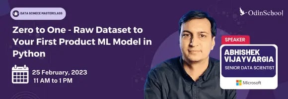 Zero to One - Raw Dataset to Your First Product ML Model in Python