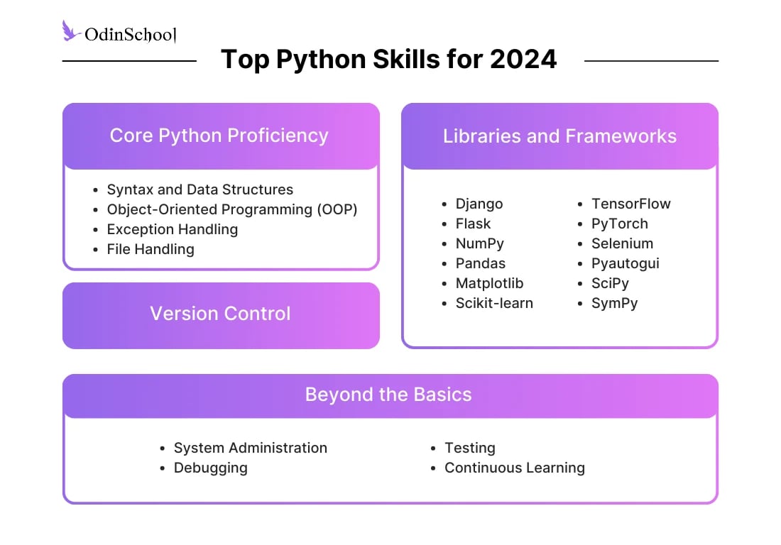 Top Python Skills for 2024