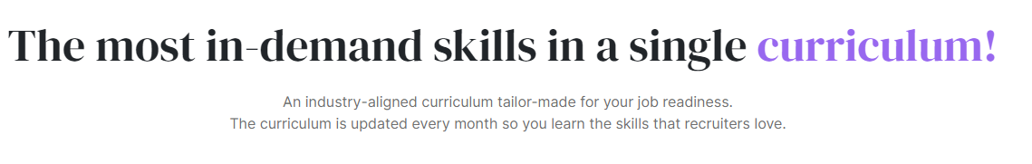 OdinSchool - Curriculum