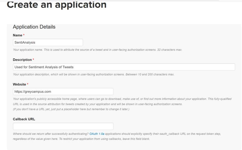 TwitterApps signup page