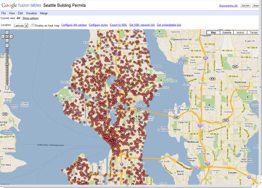 google fusion tables