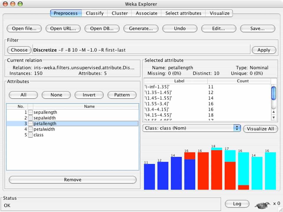 weka data analysis tools