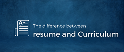 The difference between a Resume and a Curriculum Vitae | OdinSchool